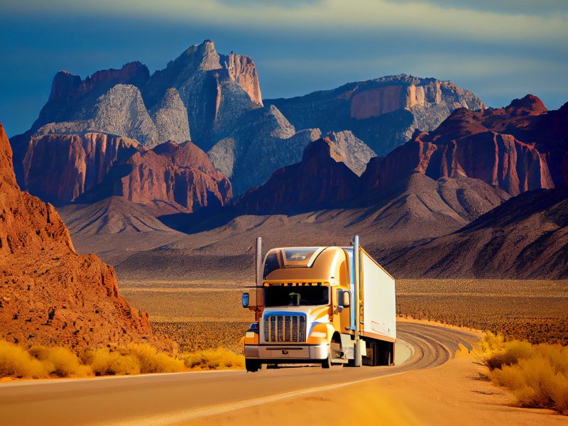 Truck driving through mountains delivering freight cargo ,generative artificial intelligence SSUCv3H4sIAAAAAAAACnxSy27CMBC8V+o/RD4TlWRDivgNekM9rB8kFo6NbIcKIf69dhwjX9pbdnZ2dmadx/tbVRGKTjJyqB6xCrVUanbeopdGB7jZrLgVmgsbkG1Gbhb6bQmgLAcEl95YiaqkUPRs1DiJAOpZqQg/lyZxHv3shIteVoihF0PQSOBLIhk+pbrKjaUZJkKLfFnU7mqsTzE2BcPNNDJIhtKqP3SOctDu43ifqFHuf5n08f26xSA0uy9ZioxWKIEp4ylRyeXHCzuVqXHm0hSBb4Zh2H6ooFC6WsmkHoox48flffIYM7P2Nlog2TlRxlyRqnj9c9AUGR/RuUDnGS8WsfA3mKnYo41fAqyqhIdHimUD0ALs9p8AXQu7BvqVkB52lEFnsZOFQs0ukpfRZXRAPmnTAu26mjd7UXcMWE3Poq9hJ1oOCO0Z+3D45y8AAAD//wMATJ/KTcECAAA=